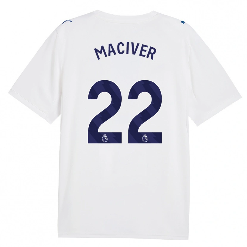 Danxen Bambino Maglia Sandy Maciver #22 Blu Scuro Bianco Kit Gara Third 2026/27 Maglietta