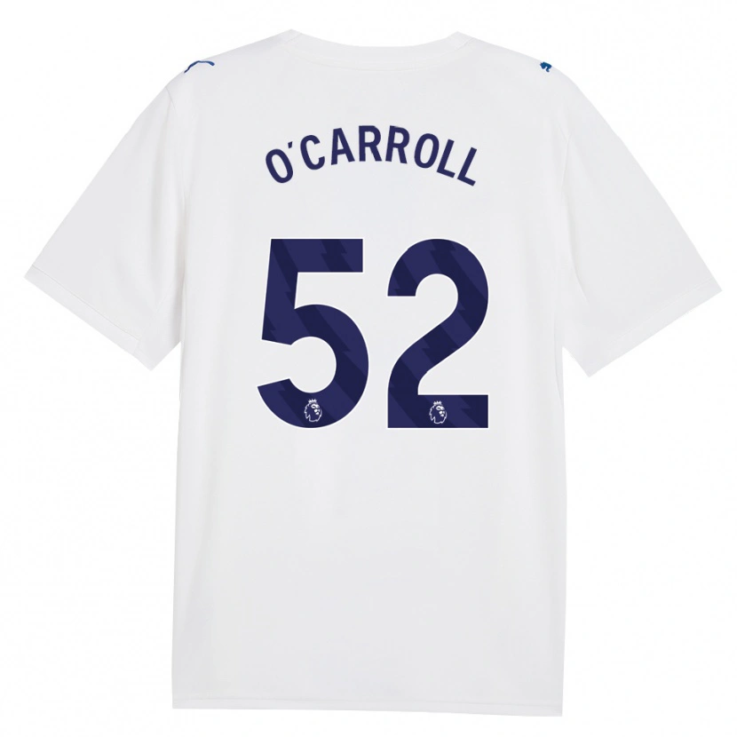 Danxen Bambino Maglia Eve O'carroll #52 Blu Scuro Bianco Kit Gara Third 2026/27 Maglietta