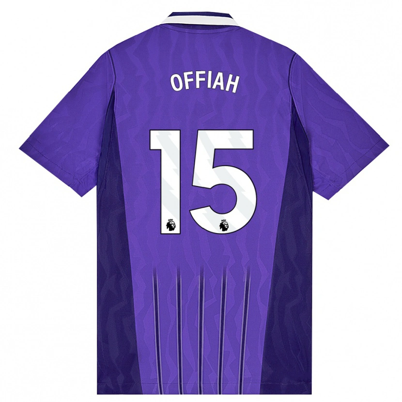Danxen Bambino Maglia Phoenix Offiah #15 Viola Bianco Kit Gara Third 2026/27 Maglietta