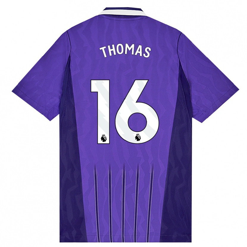Danxen Bambino Maglia Cameron Thomas #16 Viola Bianco Kit Gara Third 2026/27 Maglietta