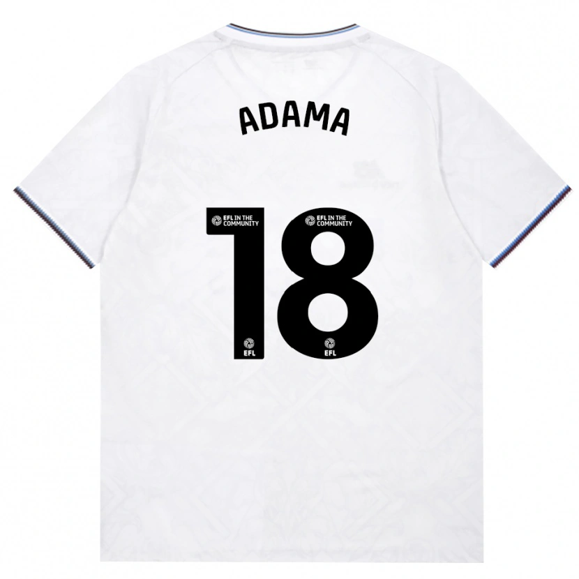 Danxen Bambino Maglia Adama Boiro #18 Borgogna Bianco Kit Gara Away 2026/27 Maglietta