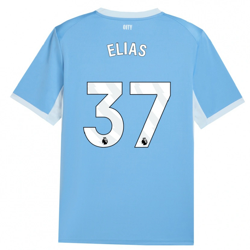 Danxen Uomo Maglia Allan Andrade Elias #37 Azzurro Chiaro Bianco Kit Gara Home 2026/27 Maglietta