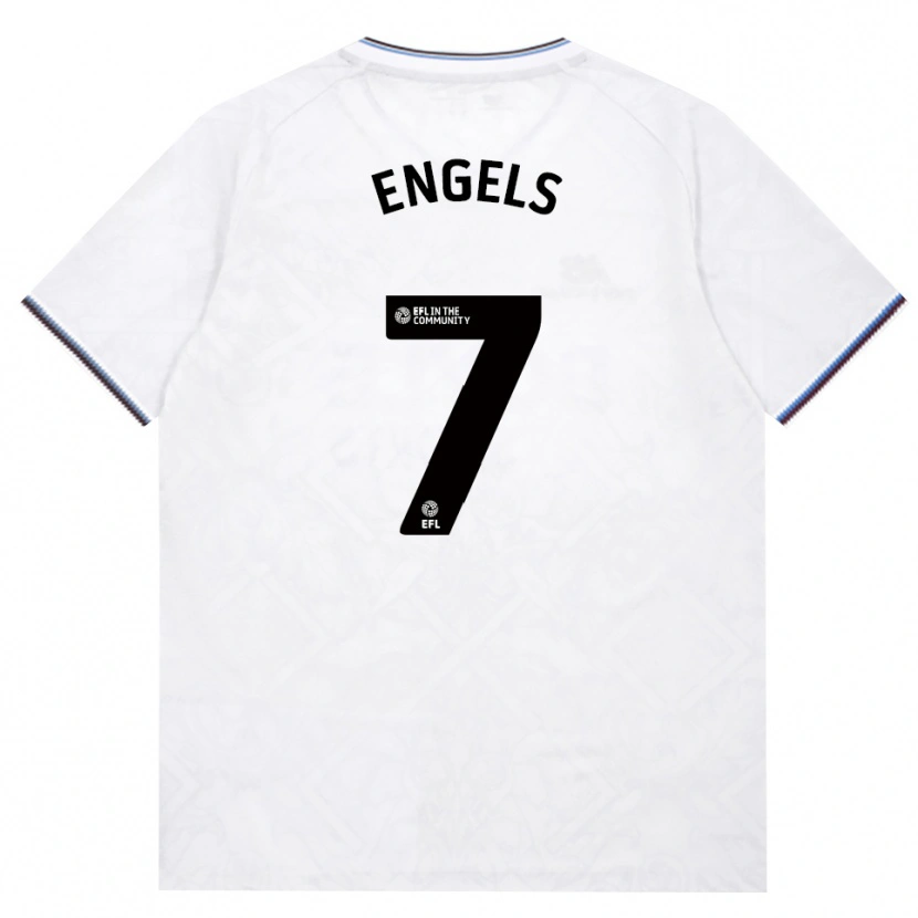 Danxen Uomo Maglia Arne Engels #7 Borgogna Bianco Kit Gara Away 2026/27 Maglietta