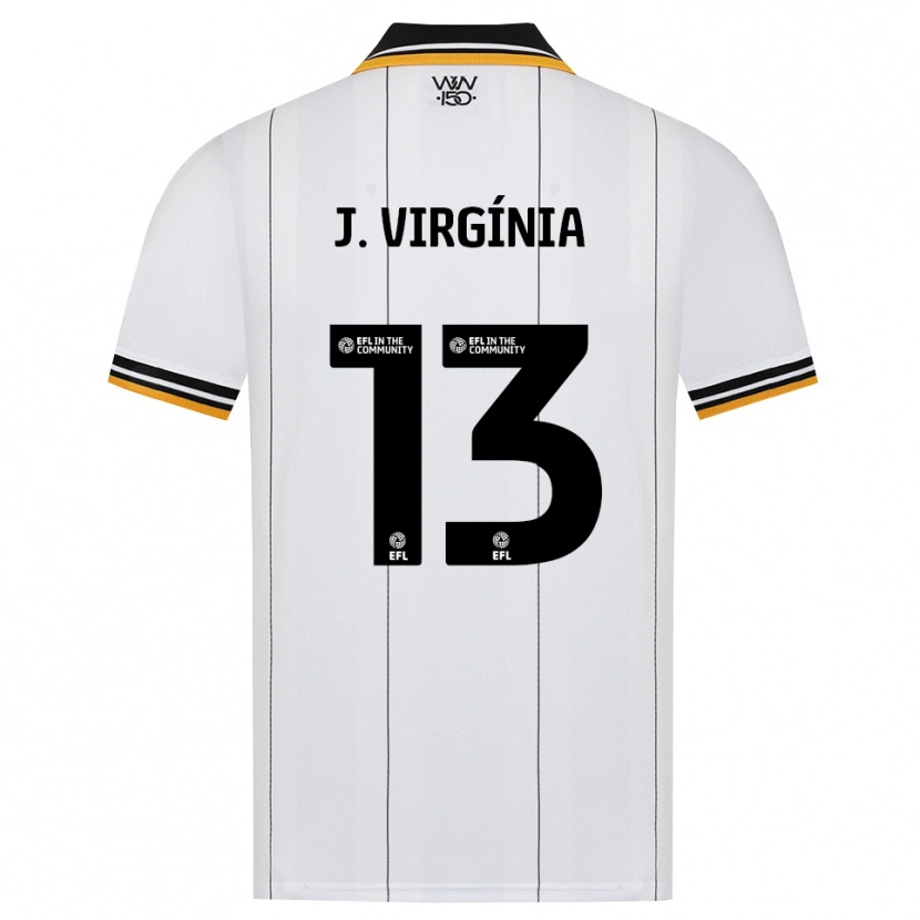 Danxen Uomo Maglia João Virgínia #13 Arancione Bianco Nero Kit Gara Away 2026/27 Maglietta