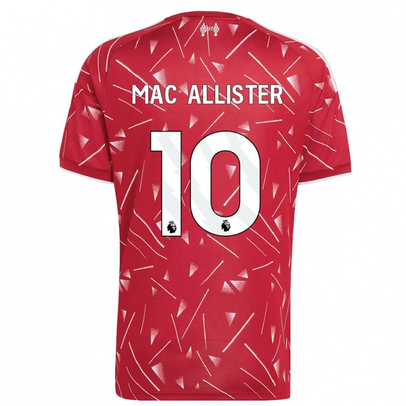 Danxen Uomo Maglia Alexis Mac Allister #10 Bianco Rosso Kit Gara Home 2026/27 Maglietta