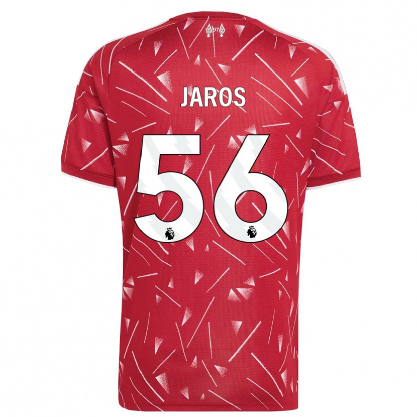 Danxen Uomo Maglia Vitezslav Jaros #56 Bianco Rosso Kit Gara Home 2026/27 Maglietta