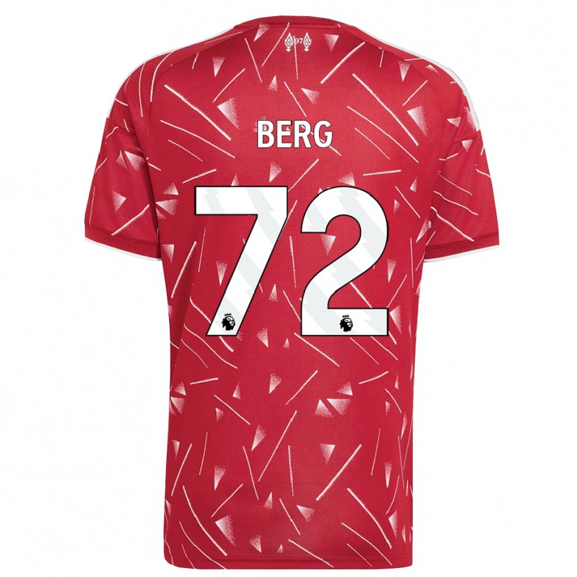 Danxen Uomo Maglia Sepp Van Den Berg #72 Bianco Rosso Kit Gara Home 2026/27 Maglietta