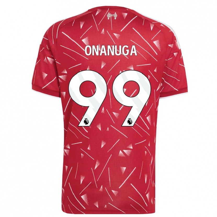 Danxen Uomo Maglia Fola Onanuga #99 Bianco Rosso Kit Gara Home 2026/27 Maglietta