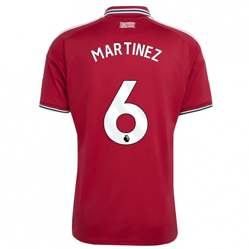 Danxen Uomo Maglia Lisandro Martínez #6 Rosso Giallo Bianco Kit Gara Home 2026/27 Maglietta