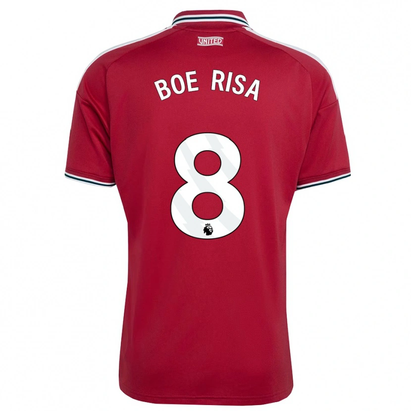 Danxen Uomo Maglia Vilde Boe Risa #8 Rosso Giallo Bianco Kit Gara Home 2026/27 Maglietta