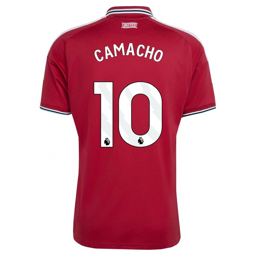 Danxen Uomo Maglia Jaume Camacho #10 Rosso Giallo Bianco Kit Gara Home 2026/27 Maglietta
