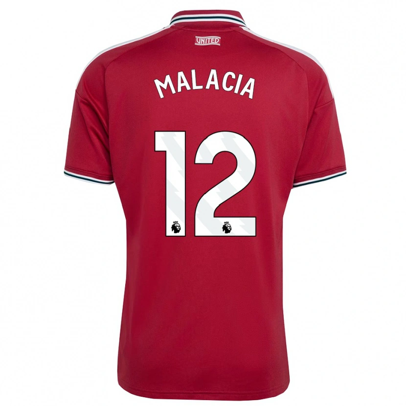 Danxen Uomo Maglia Tyrell Malacia #12 Rosso Giallo Bianco Kit Gara Home 2026/27 Maglietta