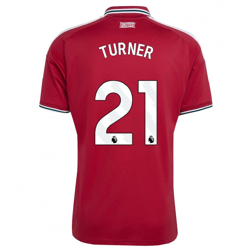 Danxen Uomo Maglia Millie Turner #21 Rosso Giallo Bianco Kit Gara Home 2026/27 Maglietta