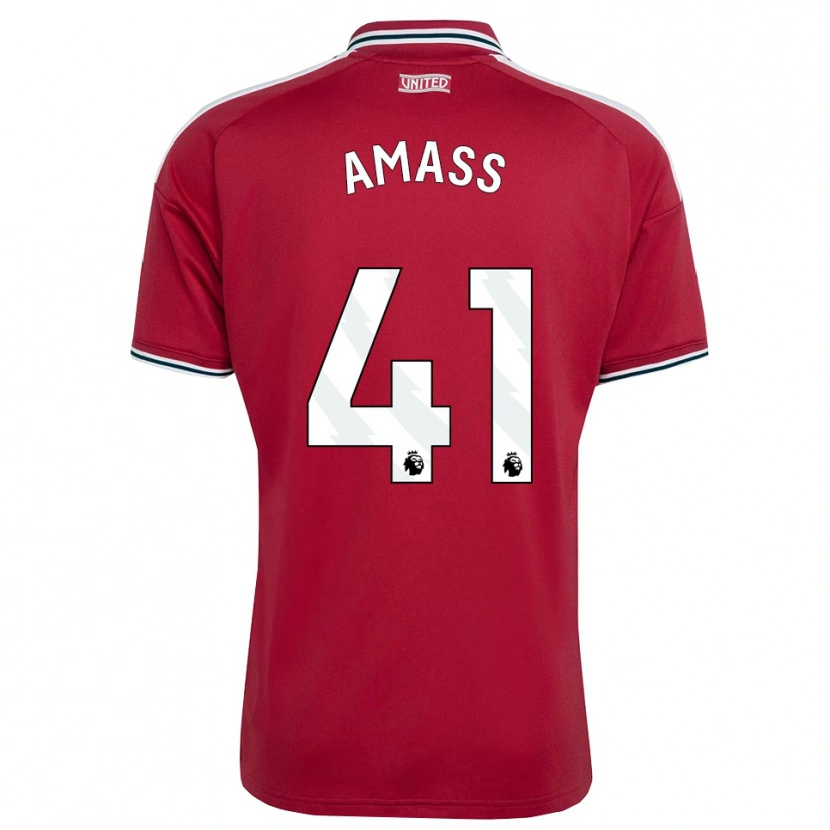 Danxen Uomo Maglia Harry Amass #41 Rosso Giallo Bianco Kit Gara Home 2026/27 Maglietta
