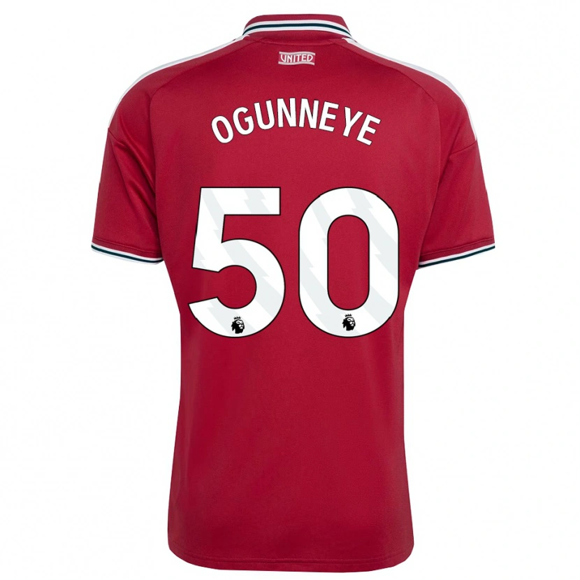 Danxen Uomo Maglia Habeeb Ogunneye #50 Rosso Giallo Bianco Kit Gara Home 2026/27 Maglietta