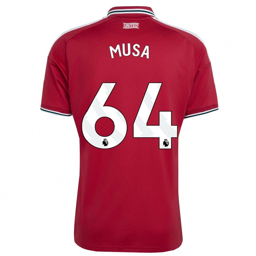 Danxen Uomo Maglia Victor Musa #64 Rosso Giallo Bianco Kit Gara Home 2026/27 Maglietta