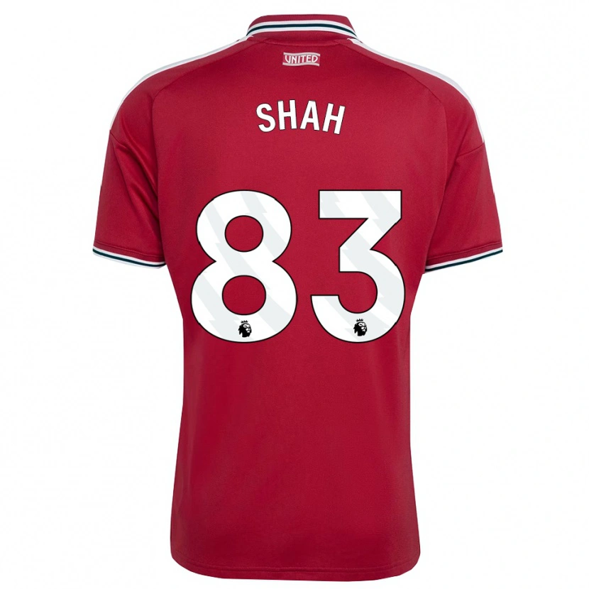 Danxen Uomo Maglia Jariyah Shah #83 Rosso Giallo Bianco Kit Gara Home 2026/27 Maglietta