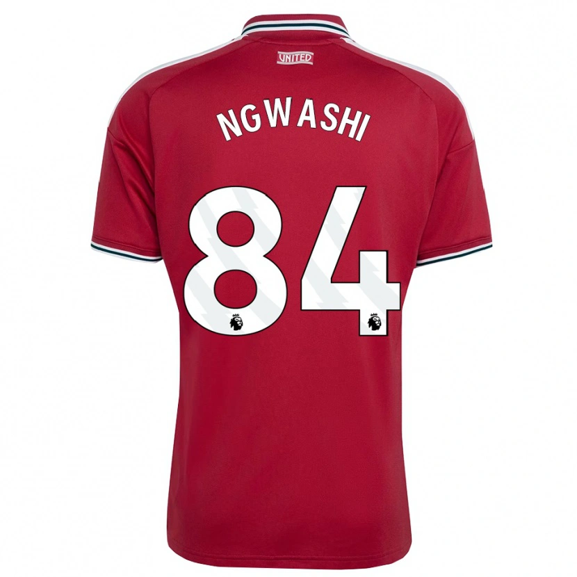 Danxen Uomo Maglia Jayden Ngwashi #84 Rosso Giallo Bianco Kit Gara Home 2026/27 Maglietta