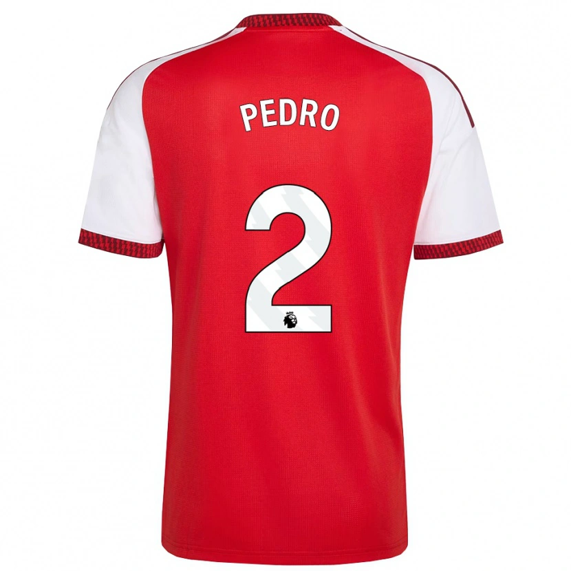 Danxen Uomo Maglia Angelinou Pedro #2 Rosso Bianco Nero Kit Gara Home 2026/27 Maglietta