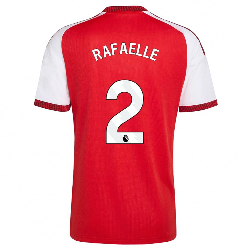 Danxen Uomo Maglia Rafaelle Souza #2 Rosso Bianco Nero Kit Gara Home 2026/27 Maglietta