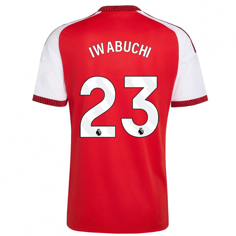 Danxen Uomo Maglia Mana Iwabuchi #23 Rosso Bianco Nero Kit Gara Home 2026/27 Maglietta