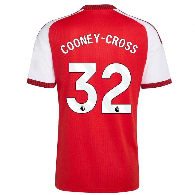 Danxen Uomo Maglia Kyra Cooney-Cross #32 Rosso Bianco Nero Kit Gara Home 2026/27 Maglietta