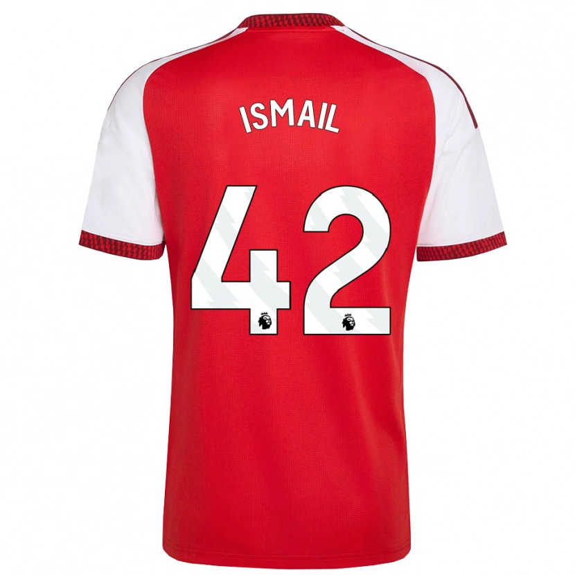 Danxen Uomo Maglia Cam'ron Ismail #42 Rosso Bianco Nero Kit Gara Home 2026/27 Maglietta