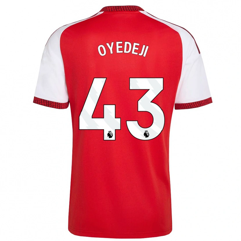 Danxen Uomo Maglia Nathan Butler Oyedeji #43 Rosso Bianco Nero Kit Gara Home 2026/27 Maglietta