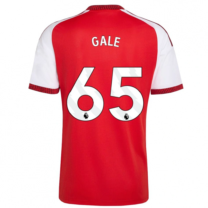 Danxen Uomo Maglia Jessie Gale #65 Rosso Bianco Nero Kit Gara Home 2026/27 Maglietta