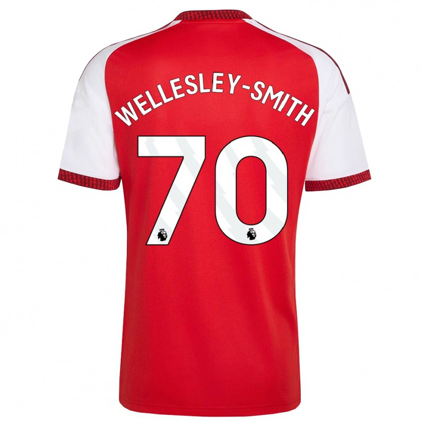 Danxen Uomo Maglia Cecily Wellesley-Smith #70 Rosso Bianco Nero Kit Gara Home 2026/27 Maglietta