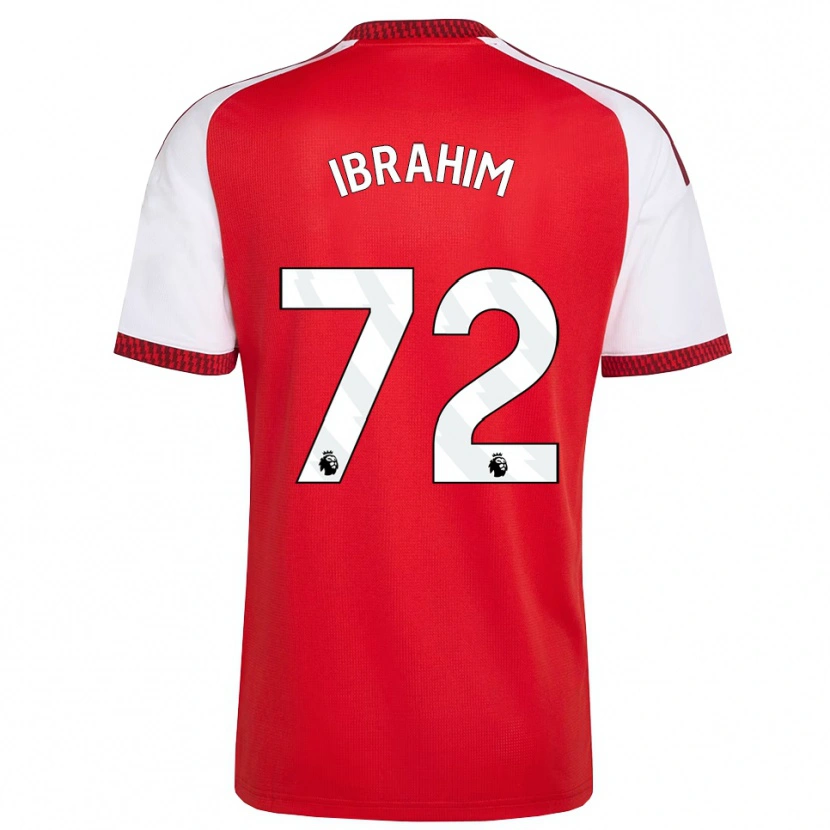 Danxen Uomo Maglia Ife Ibrahim #72 Rosso Bianco Nero Kit Gara Home 2026/27 Maglietta