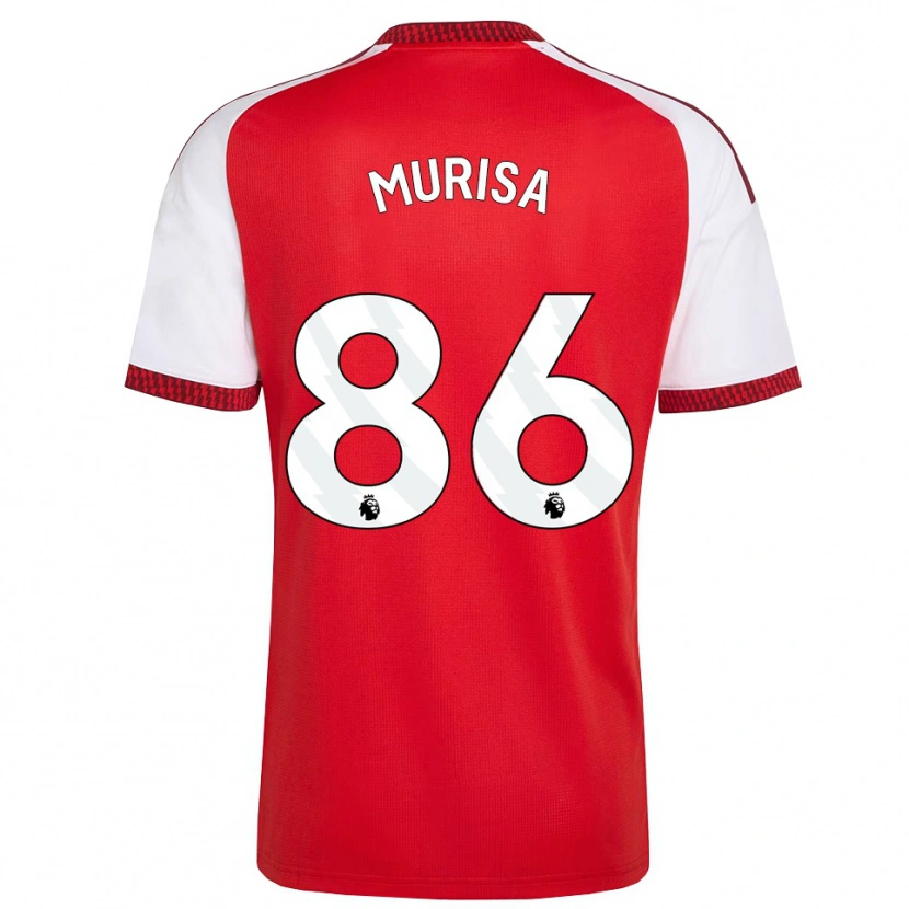 Danxen Uomo Maglia Teshaun Murisa #86 Rosso Bianco Nero Kit Gara Home 2026/27 Maglietta