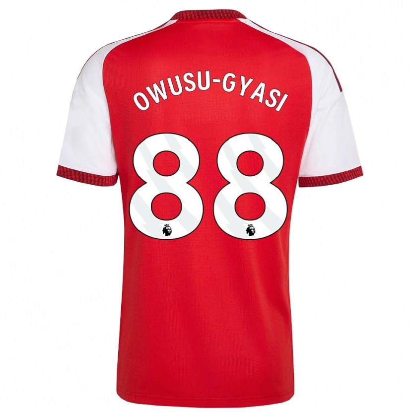 Danxen Uomo Maglia Abraham Owusu-Gyasi #88 Rosso Bianco Nero Kit Gara Home 2026/27 Maglietta