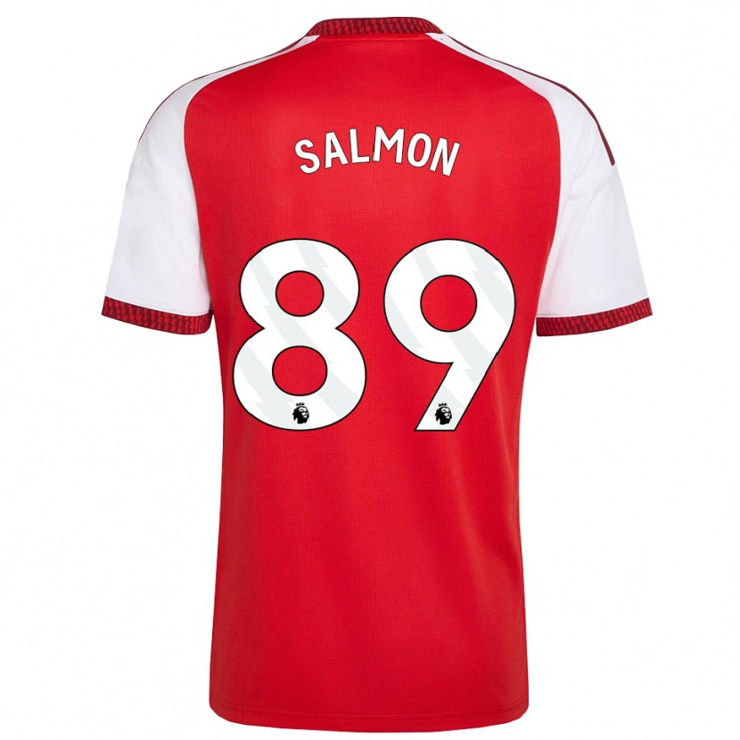 Danxen Uomo Maglia Marli Salmon #89 Rosso Bianco Nero Kit Gara Home 2026/27 Maglietta