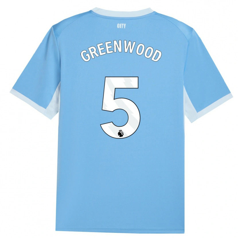 Danxen Uomo Maglia Alex Greenwood #5 Azzurro Chiaro Bianco Kit Gara Home 2026/27 Maglietta