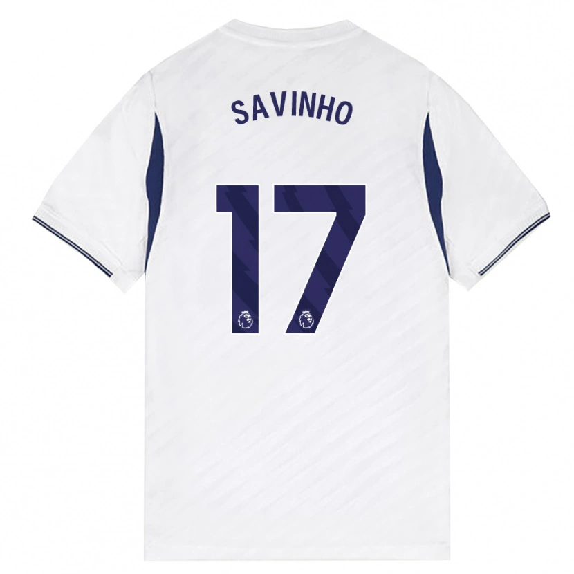 Danxen Uomo Maglia Sávio Moreira De Oliveira #17 Bianco Rosso Viola Kit Gara Home 2026/27 Maglietta