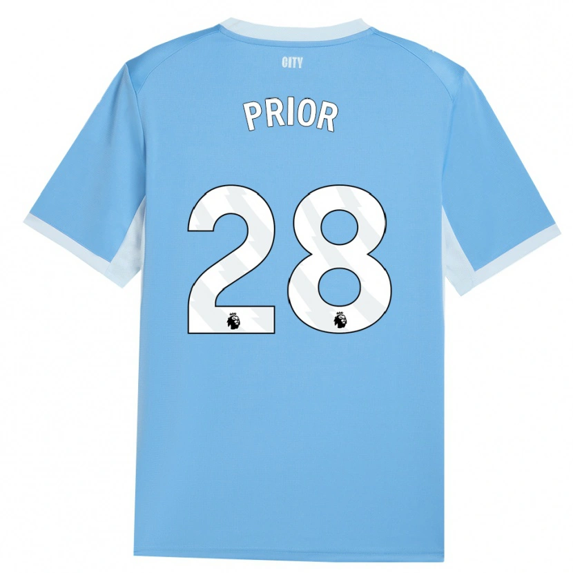 Danxen Uomo Maglia Gracie Prior #28 Azzurro Chiaro Bianco Kit Gara Home 2026/27 Maglietta