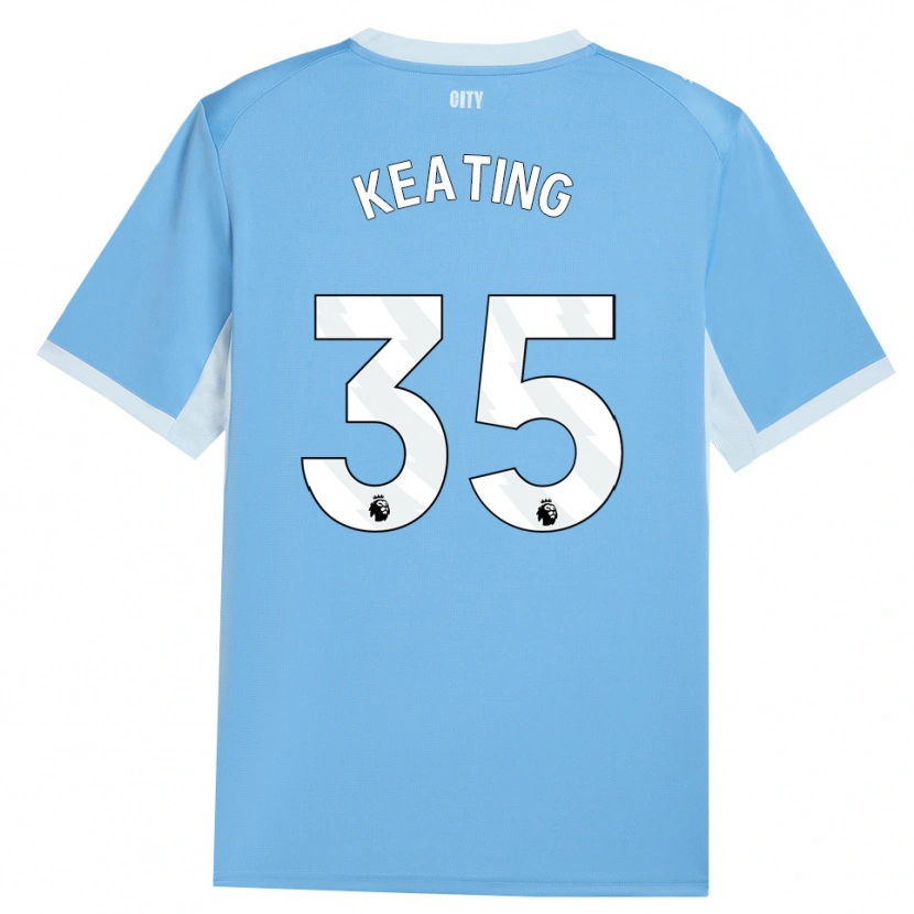 Danxen Uomo Maglia Khiara Keating #35 Azzurro Chiaro Bianco Kit Gara Home 2026/27 Maglietta