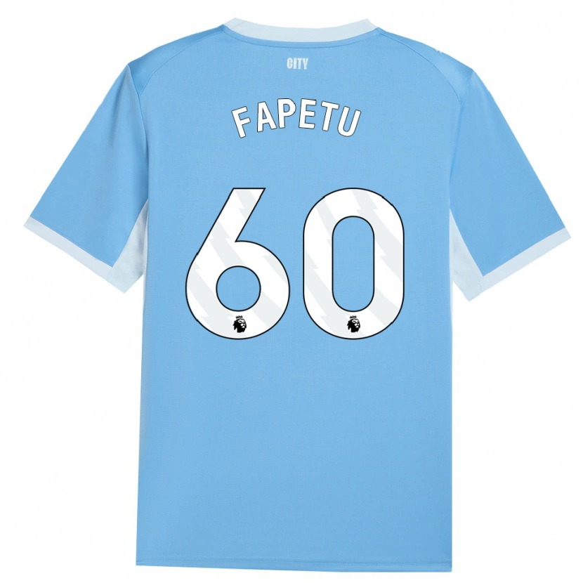 Danxen Uomo Maglia Femi Fapetu #60 Azzurro Chiaro Bianco Kit Gara Home 2026/27 Maglietta