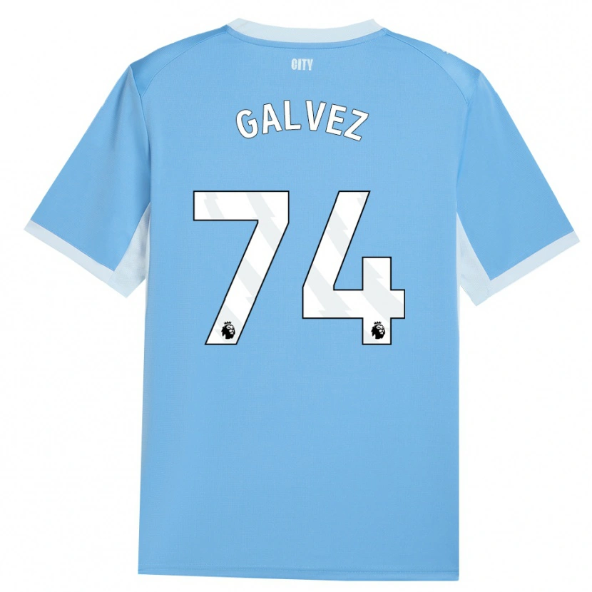 Danxen Uomo Maglia Tomas Galvez #74 Azzurro Chiaro Bianco Kit Gara Home 2026/27 Maglietta