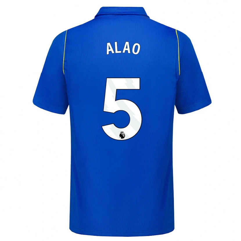 Danxen Uomo Maglia Yisa Alao #5 Blu Giallo Kit Gara Home 2026/27 Maglietta