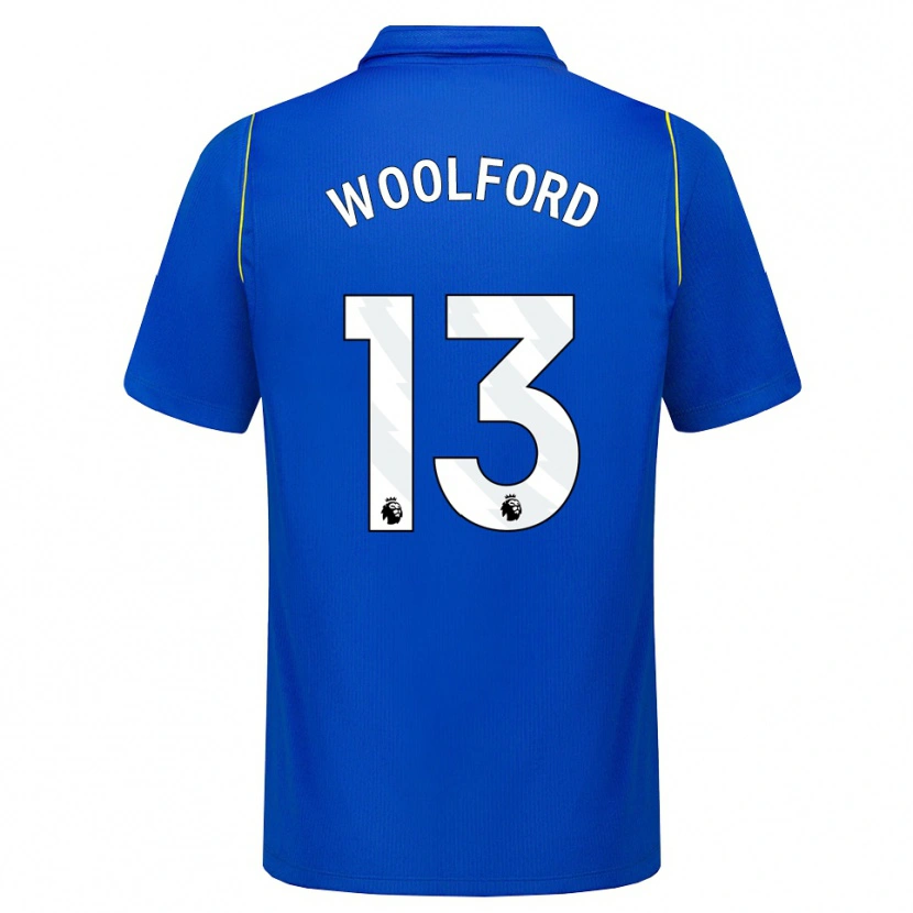 Danxen Uomo Maglia Aaron Woolford #13 Blu Giallo Kit Gara Home 2026/27 Maglietta