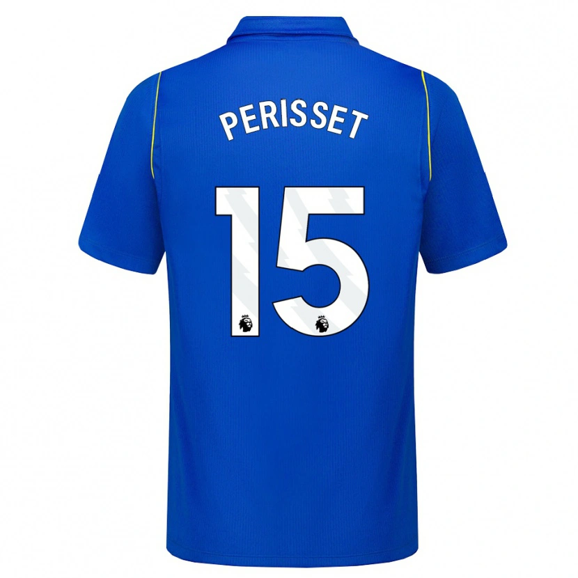 Danxen Uomo Maglia Eve Perisset #15 Blu Giallo Kit Gara Home 2026/27 Maglietta