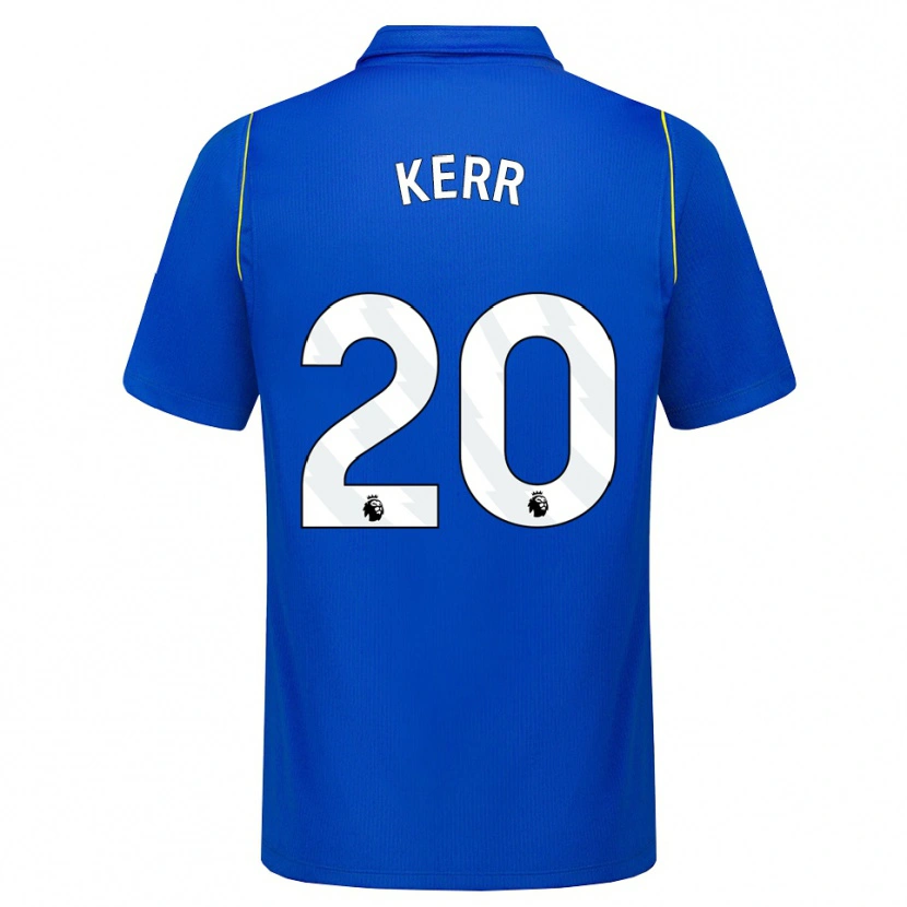 Danxen Uomo Maglia Sam Kerr #20 Blu Giallo Kit Gara Home 2026/27 Maglietta