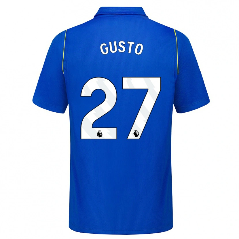 Danxen Uomo Maglia Malo Gusto #27 Blu Giallo Kit Gara Home 2026/27 Maglietta