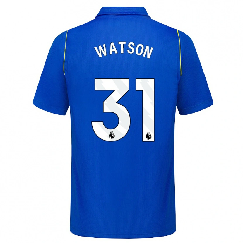 Danxen Uomo Maglia Reggie Watson #31 Blu Giallo Kit Gara Home 2026/27 Maglietta