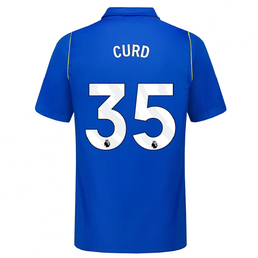 Danxen Uomo Maglia Ted Curd #35 Blu Giallo Kit Gara Home 2026/27 Maglietta