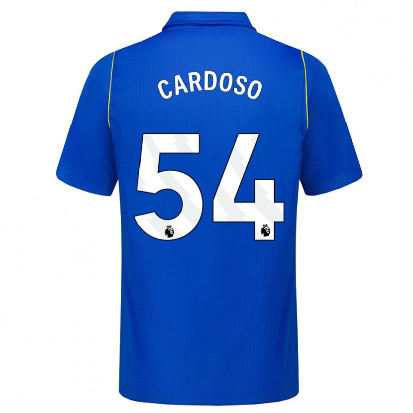 Danxen Uomo Maglia Leo Cardoso #54 Blu Giallo Kit Gara Home 2026/27 Maglietta