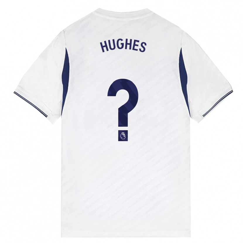 Danxen Uomo Maglia Harry Hughes #0 Bianco Rosso Viola Kit Gara Home 2026/27 Maglietta