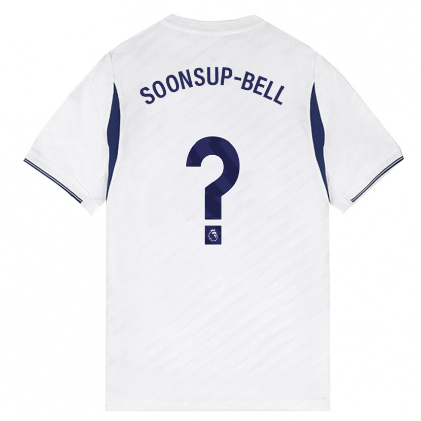 Danxen Uomo Maglia Jude Soonsup-Bell #0 Bianco Rosso Viola Kit Gara Home 2026/27 Maglietta